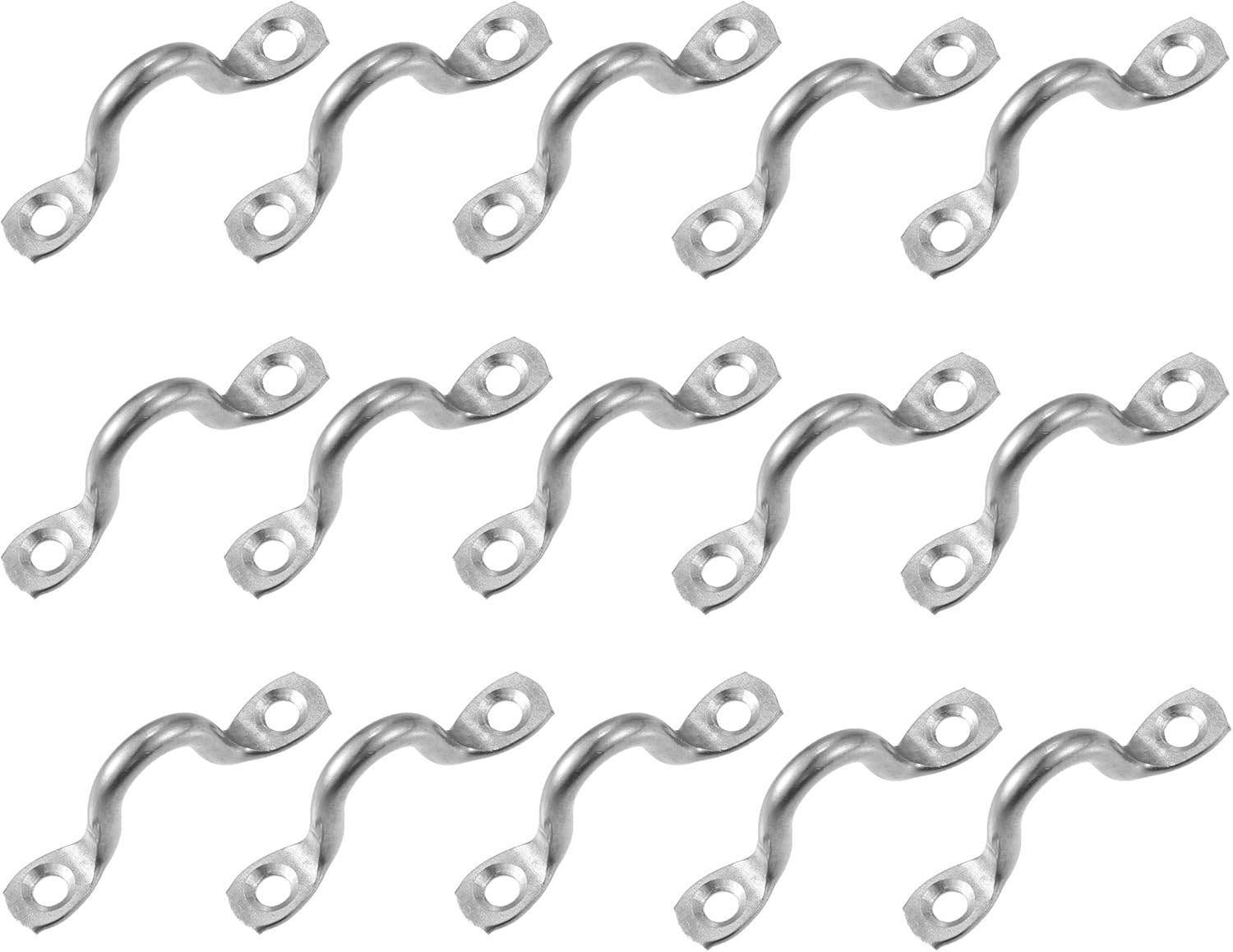 X AUTOHAUX 15pcs 5mm Pad Eye Strap Deck Loops Tie Down