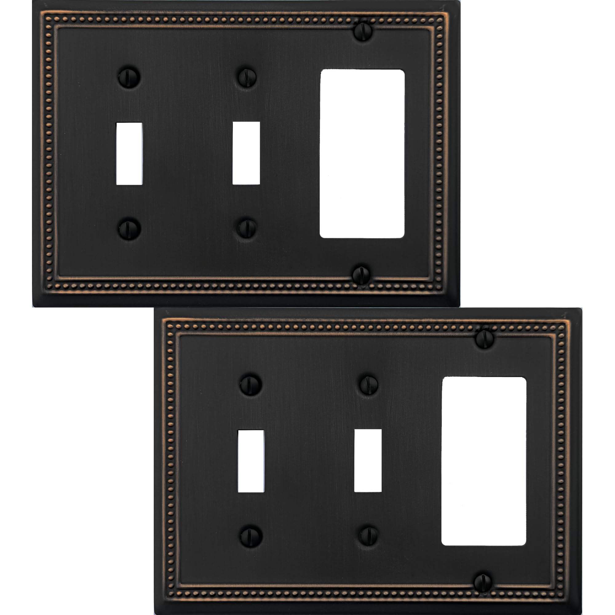 Beaded Wall Plates - Elegant White Decor -26