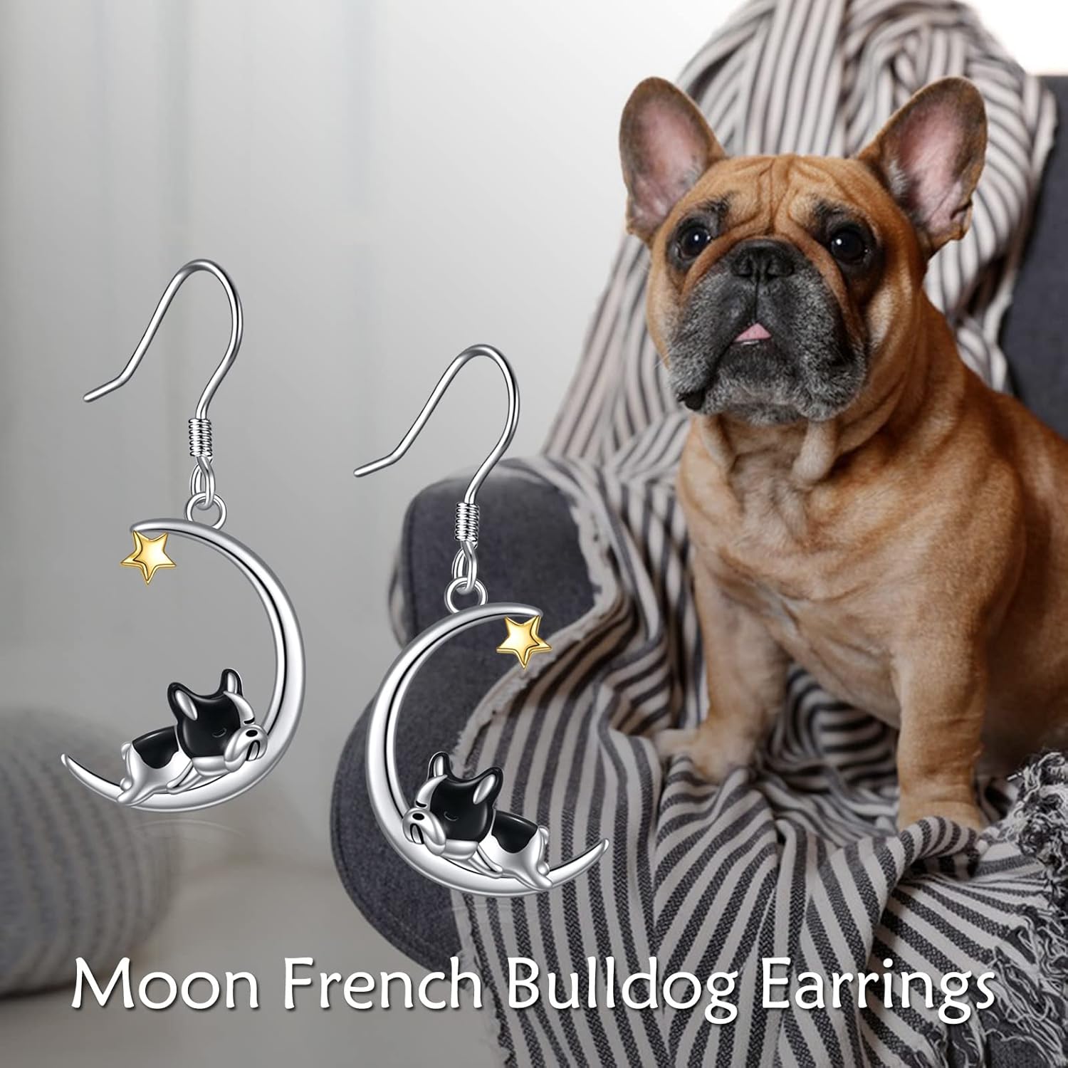 Animal Earrings Sterling Silver Cute Guinea Pig/Skunk/Husky/Manatee/Red Panda/3 Cats Earrings Animal Jewelry Gifts for Women