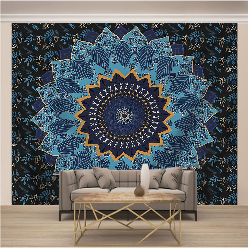 Mandala & Boho papier peint panoramique pour agrandir une petite pièce
