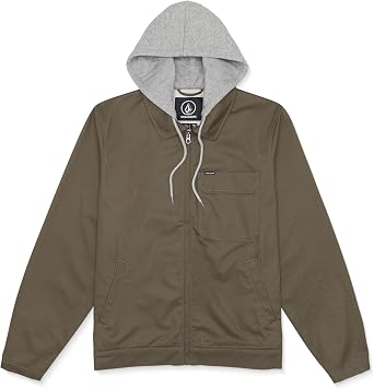 Volcom Mens Korman Hooded Garage Jacket