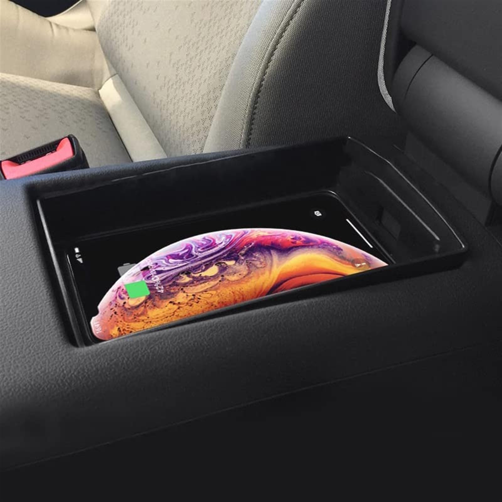 Cargador inalámbrico QI for Coche de 15W, Cargador de teléfono de Carga rápida, Estuche de Carga, Soporte de Carga, for, A3 S3 8V 2014-2018 Base de Carga inalámbrica