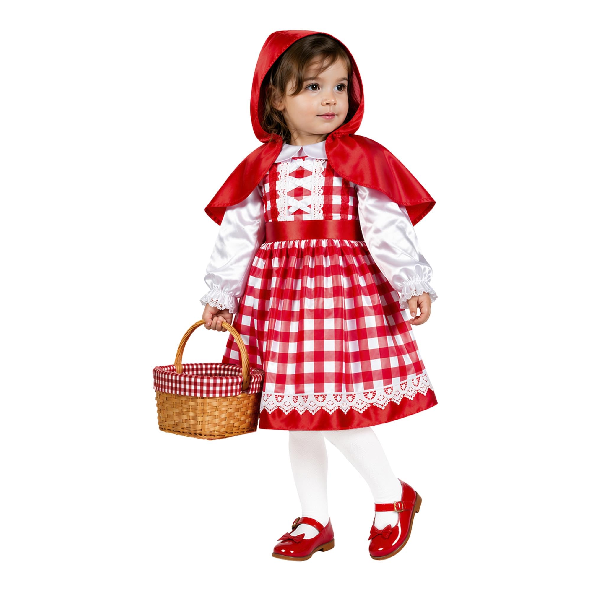 Pegasus Costume Cappuccetto rosso nel bosco PRIMA INFANZIA VESTITO CARNEVALE BAMBINA