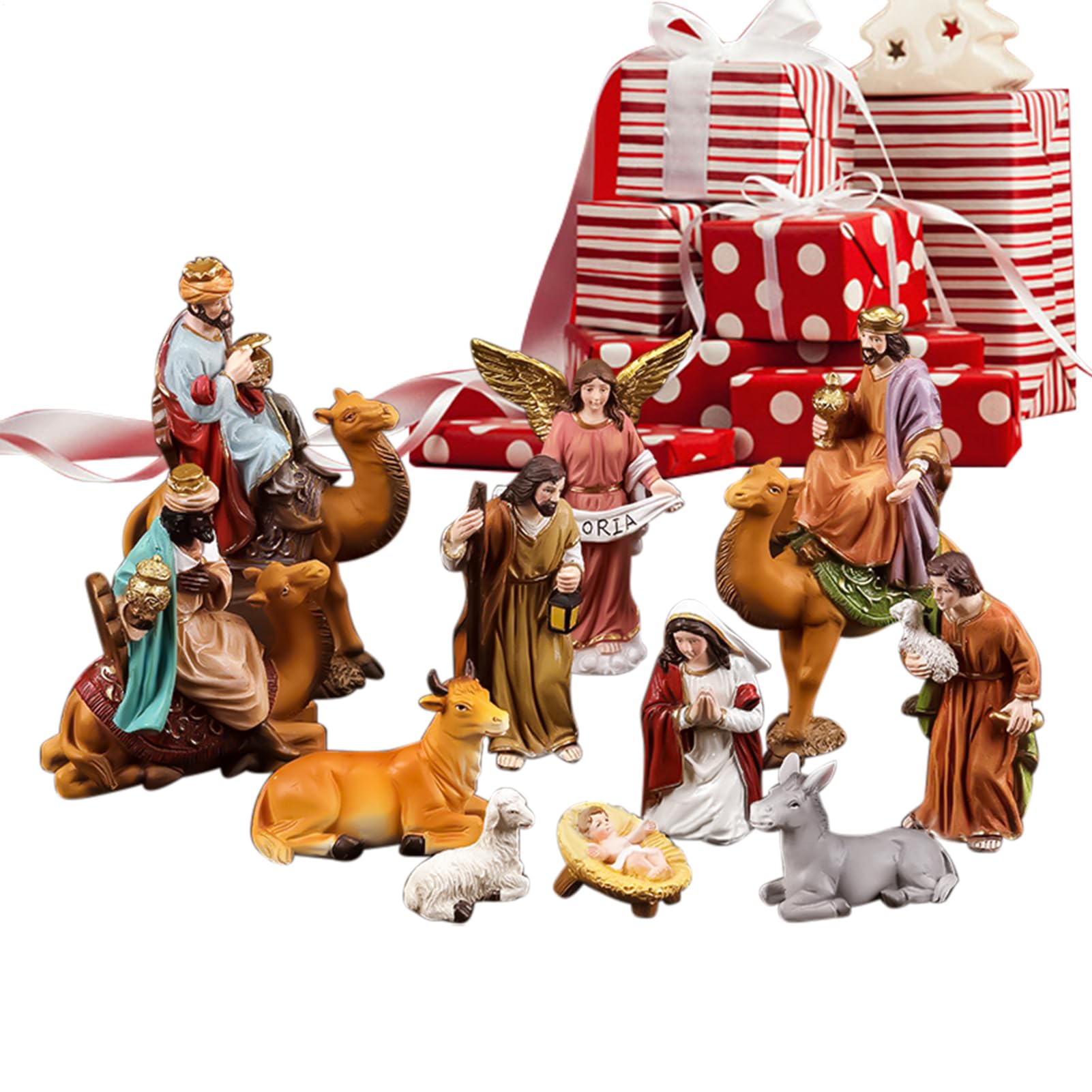 Figurki Szopki Bożonarodzeniowej Bożonarodzeniowa Religijna Dekoracja z
