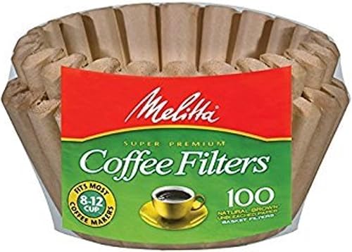 Miniatura 2 de Melitta - Papel de filtro para cesta de 8-12 tazas marrón natural 400 unidades