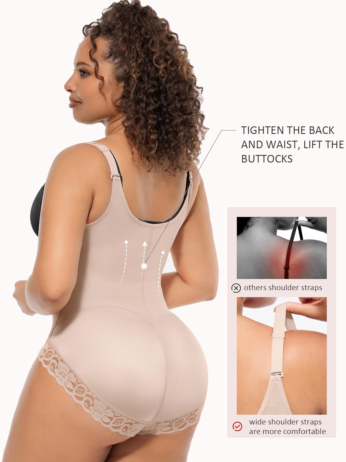 FeelinGirl Women's Faja Body Shaper Postpartum Fajas Colombianas Shapewear Tummy Control Body Shaper Butt Lift Bodysuit - Image 2