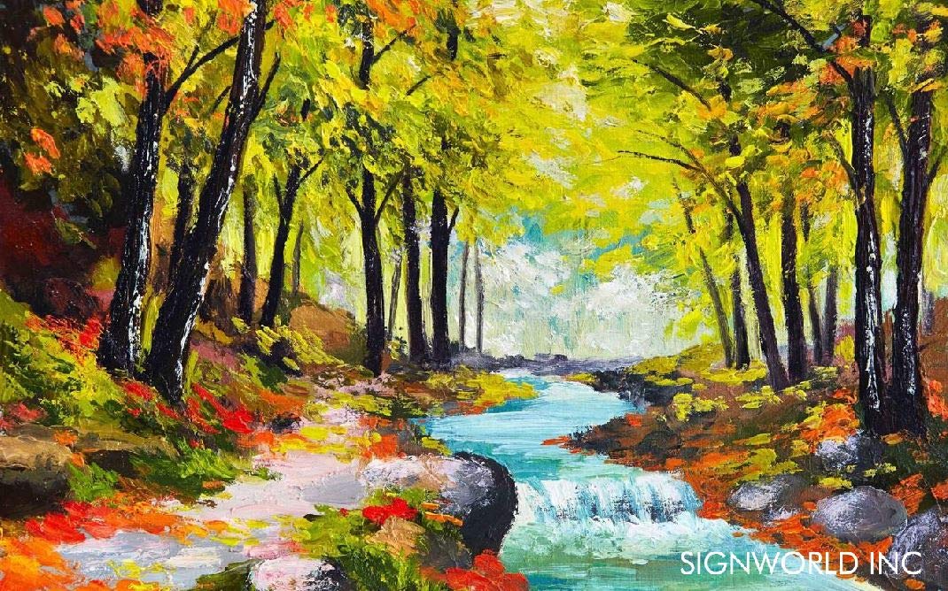 SIGN WORLD INC Scenery Wall Paintings for Bedroom and Living Room Canvas Printing | Unframed Rolled Canvas Art Print for Home, Living Room & Office