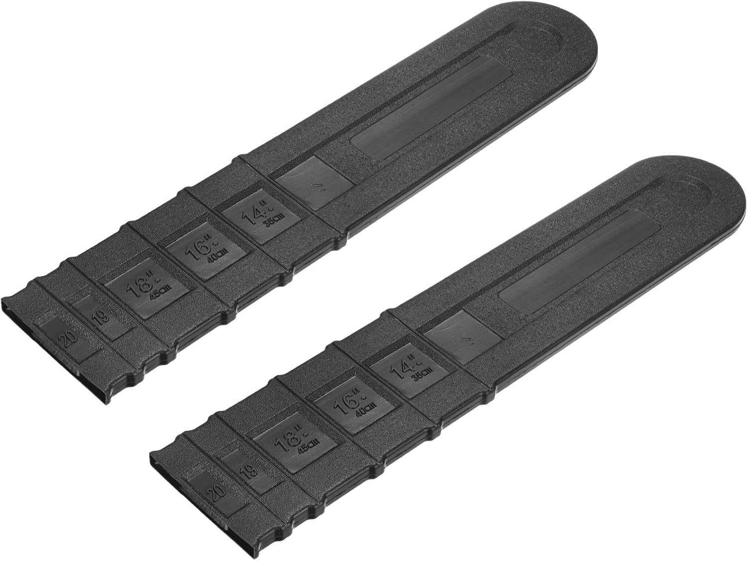 M METERXITY 2-Pack Chainsaw Chain Cover 20 Inch Plastic Chainsaw Scabbard Cover Chainsaw Bar Cover for 12" 14" 16" 18" 19" 20" Garden Chainsaw Protective Cover