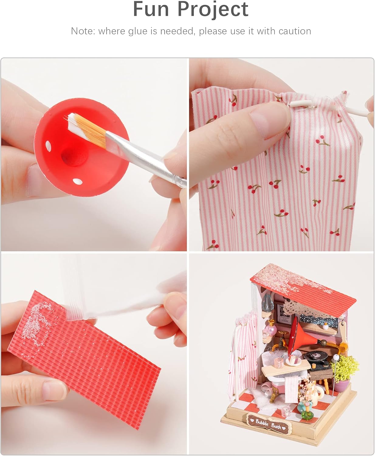 DIY Bubble Bath Miniature Toy by Rolife
