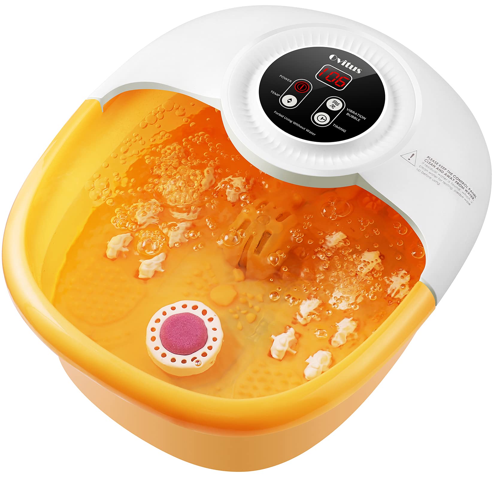 Buy Foot Bath Spa Massager with Heat, Massage, bubbles and vibration
