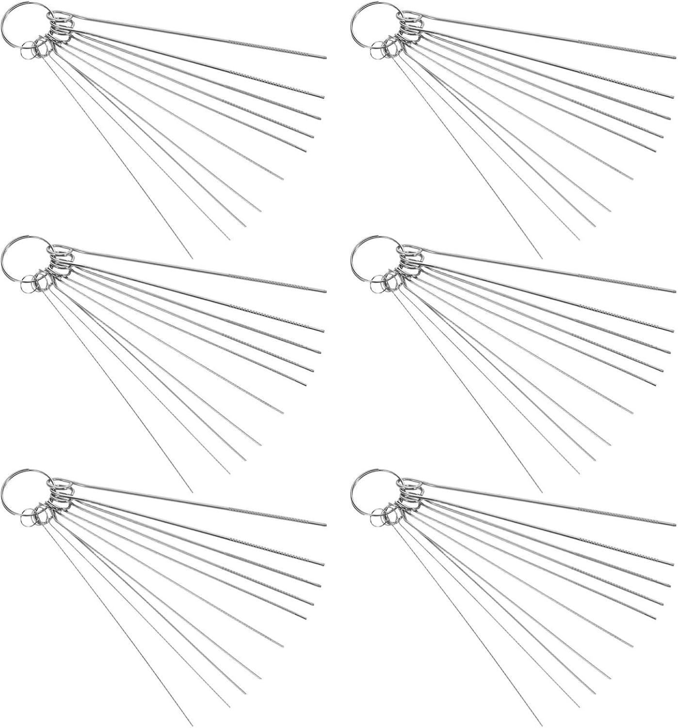 Cabilock Stainless Steel Welding Nozzle Cleaning Needles 6pcs for Sturdy Welding Torch Tip Cleaner Tools Torch Tips