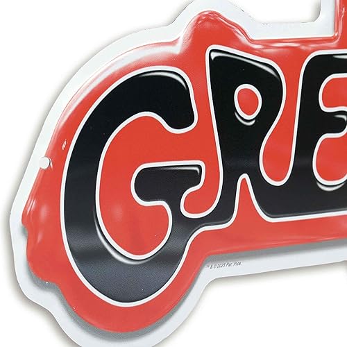 Miniatura 4 de Grease Movie Logo Arte de pared de metal en relieve - Divertido letrero de grasa para sala de cine u oficina