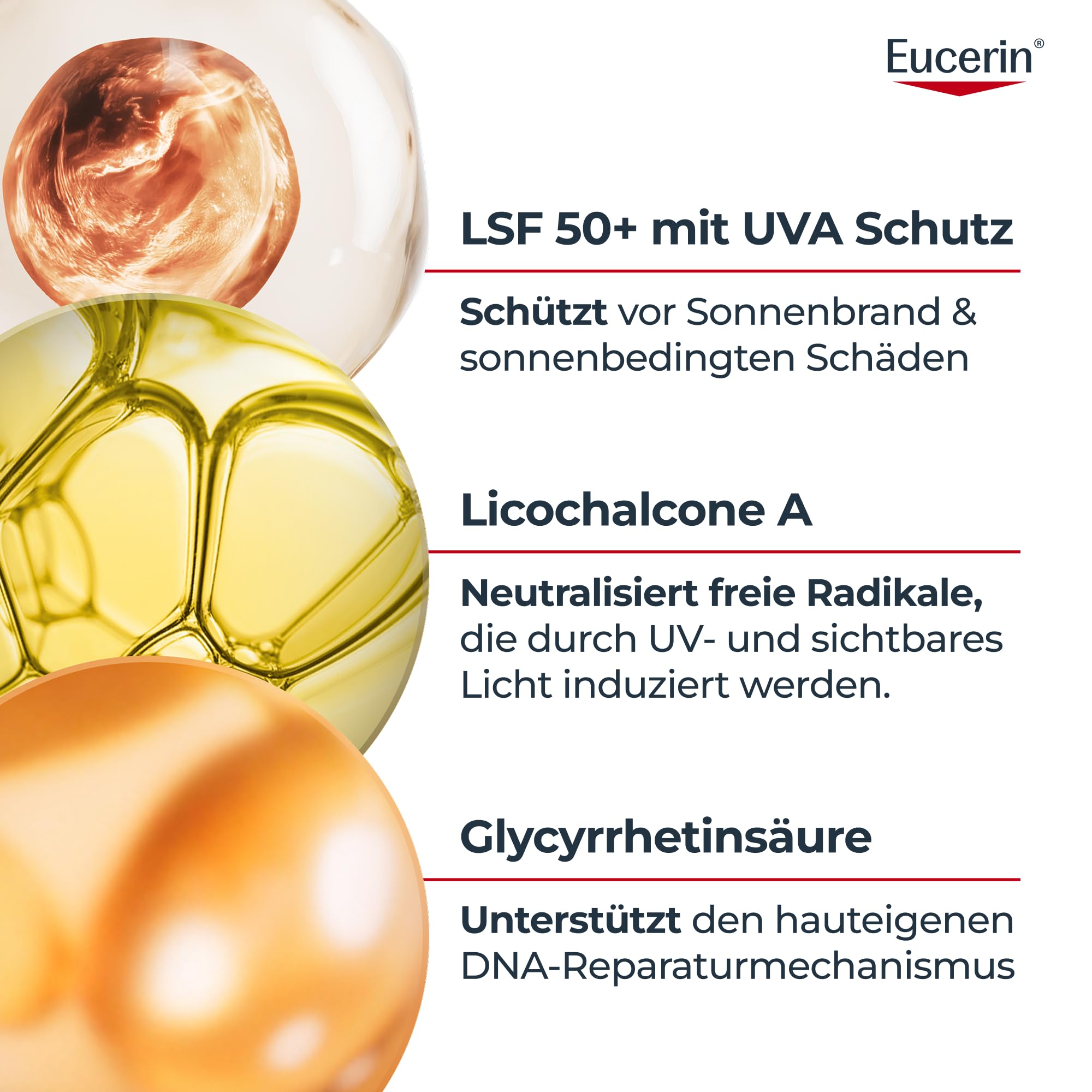 Eucerin Oil Control Body Sun Spray Transparent LSF 50+ 200 ml, transparentes Sonnenspray mit UVA/UVB-Filtern, wasserfester und schweißresistenter Sonnenschutz für Sportler*innen