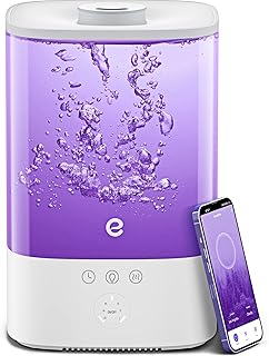 Humidifiers for Bedroom Large Room, Esemoil Smart WiFi Cool Mist Humidifiers for Baby, 3.5L Top Fill & 28dB Quiet, 40H Air...