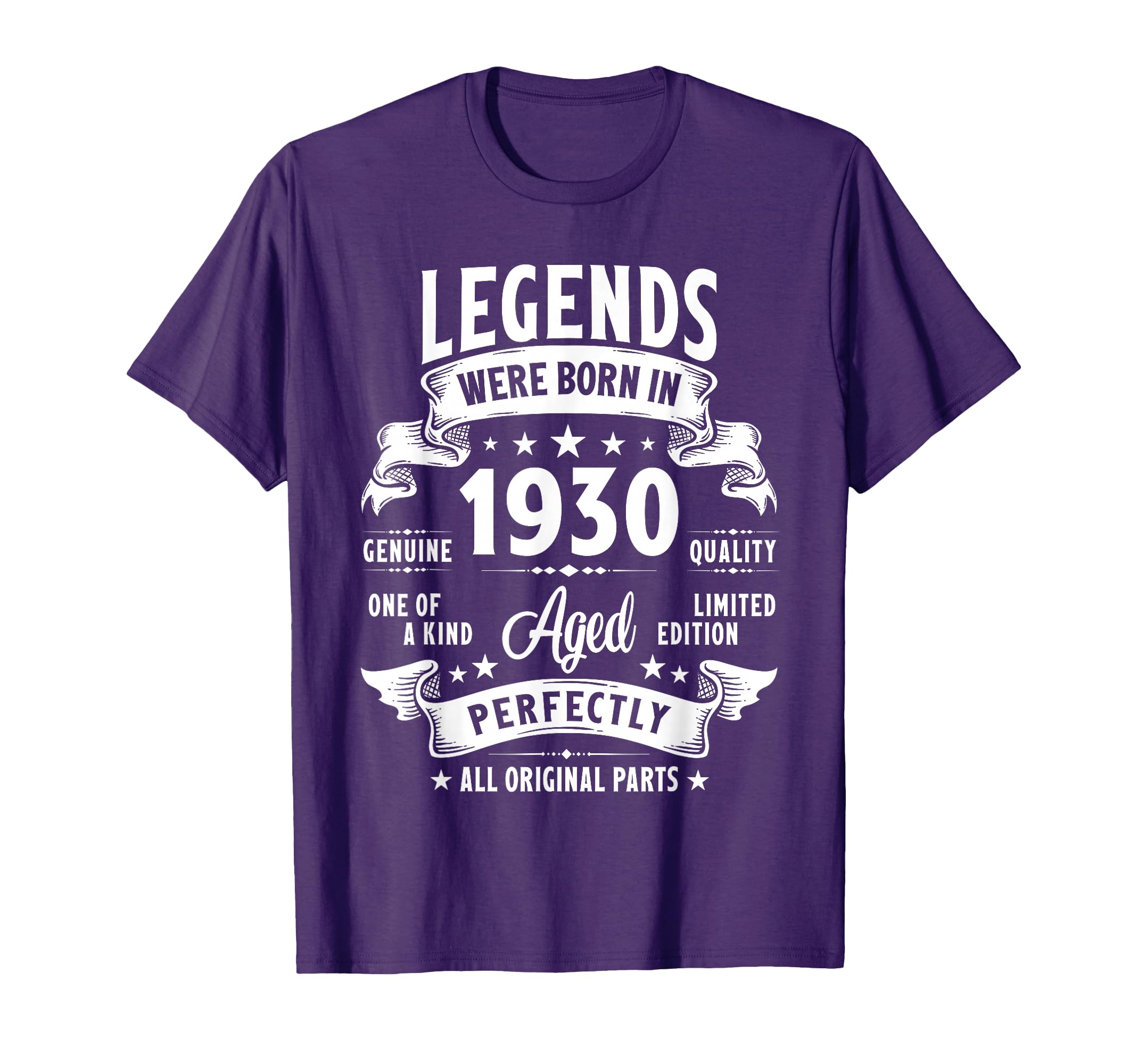 Vintage 1930 95 Year Old Gifts For Men Women 95th Birthday T-Shirt