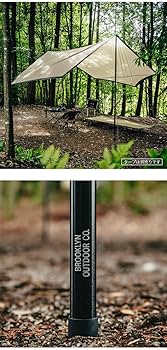 ブルックリンアウトドアカンパニー（BOC）タープポール 2本セット Amazon | BROOKLYN OUTDOOR COMPANY (BOC) ブルックリン