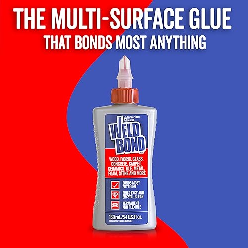 Miniatura 7 de Weldbond Pegamento multiusos, se adhiere a la mayoría de cualquier cosa. Pegamento no tóxico, pegamento para madera o con manualidades de vidrio,