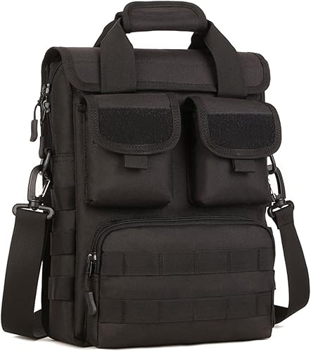 Maletín táctico militar para laptop, bolsa de mensajero, bolso de hombro para hombre