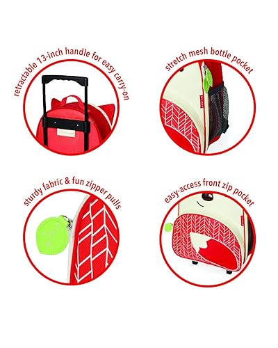 Miniatura 3 de Skip Hop Equipaje infantil con ruedas zoológico zorro