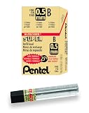 Pentel Super Hi-Polymer Lead Refill, 0.5mm, Fine, B, 144 Pieces of Lead (C505-B) – view 2