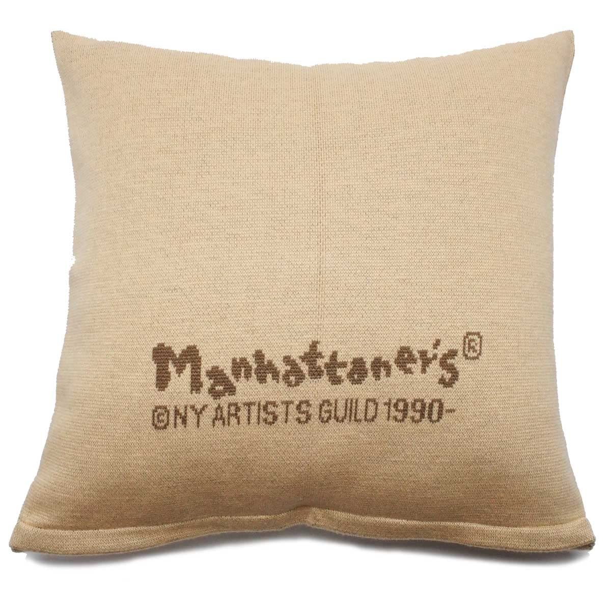 Amazon.co.jp: マンハッタナーズ ニットジャガード クッションカバー