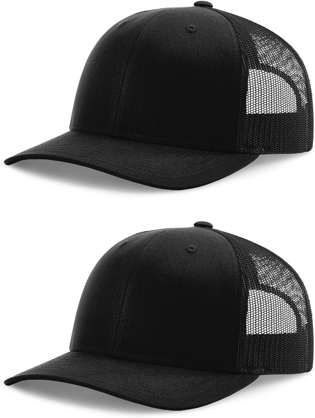 Richardson 112 Youth Adjustable Trucker Hat - Premium Structured Six Panel Snapback Cap - Blank, Bulk Richardson Hats