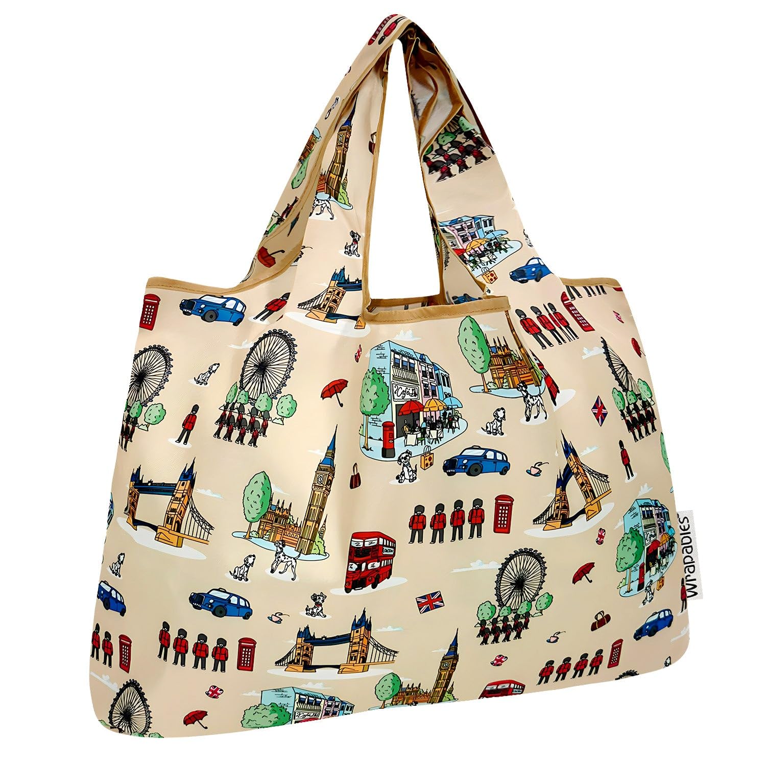 Large Foldable Tote Nylon Reusable Grocery Bags