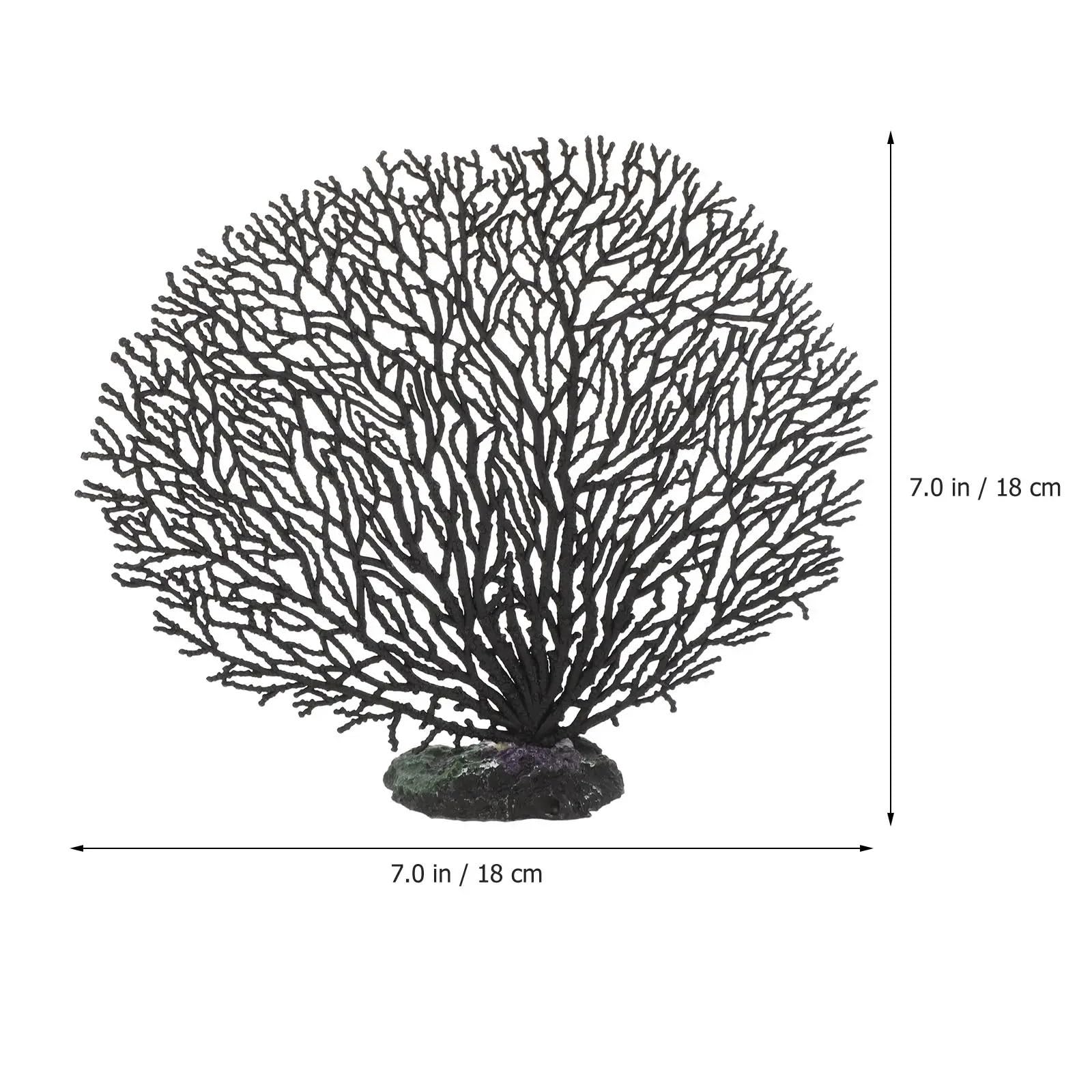 Lot de 5 plantes artificielles en PVC pour décoration d'aquarium