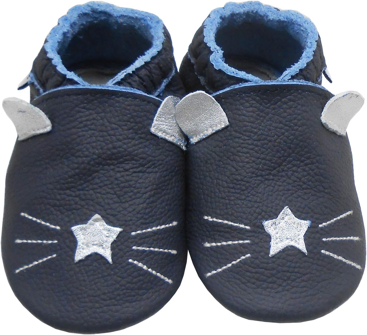 Mejale Baby Leather Shoes Infant Crawling Toddler Moccasins Brown White Purple Navy Cute Boy Girl Slippers