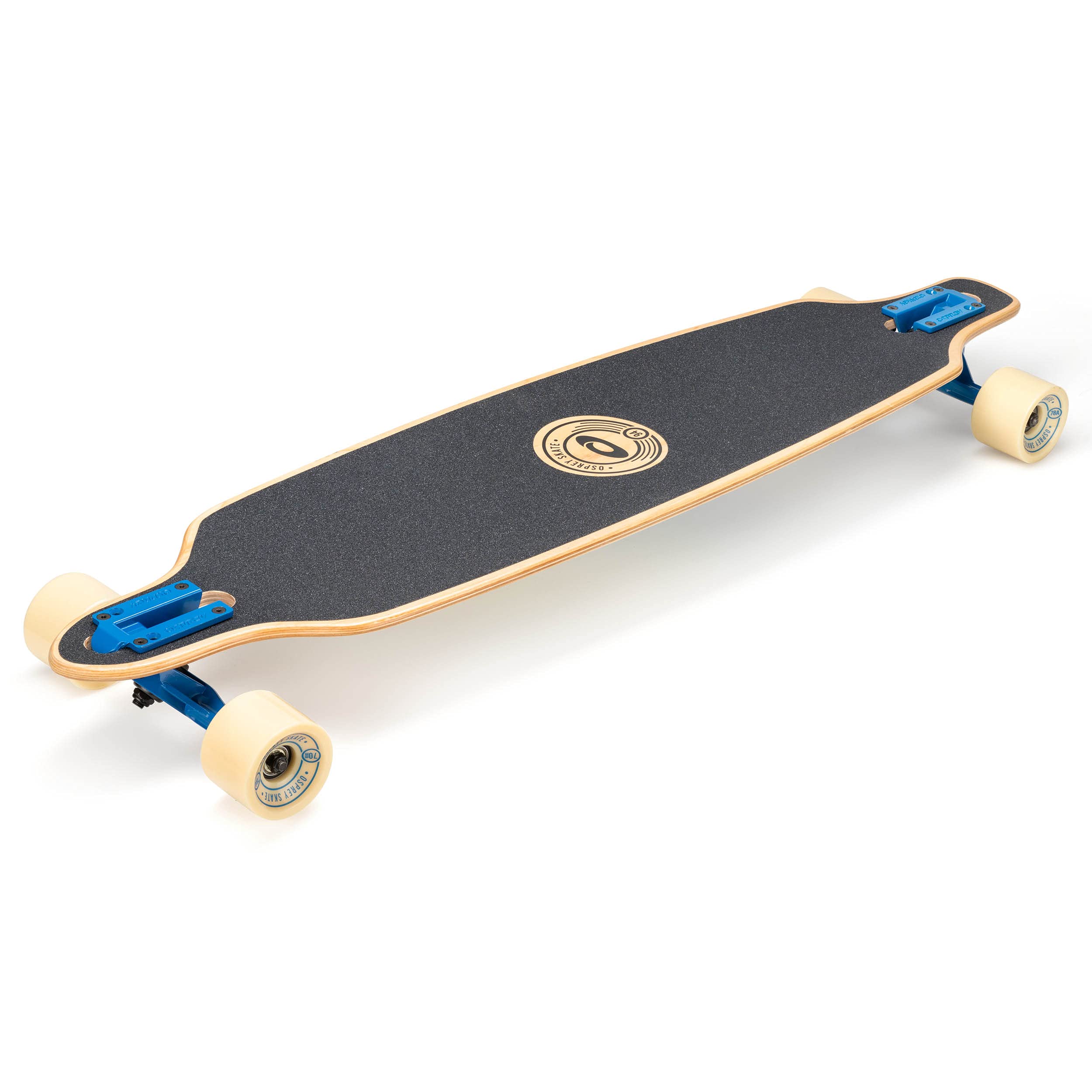 Osprey Twin Tip Longboard 39 inch Canadian Maple Deck, Complete Skateboard, For Adults, Kids and Beginners, Multiple Colours