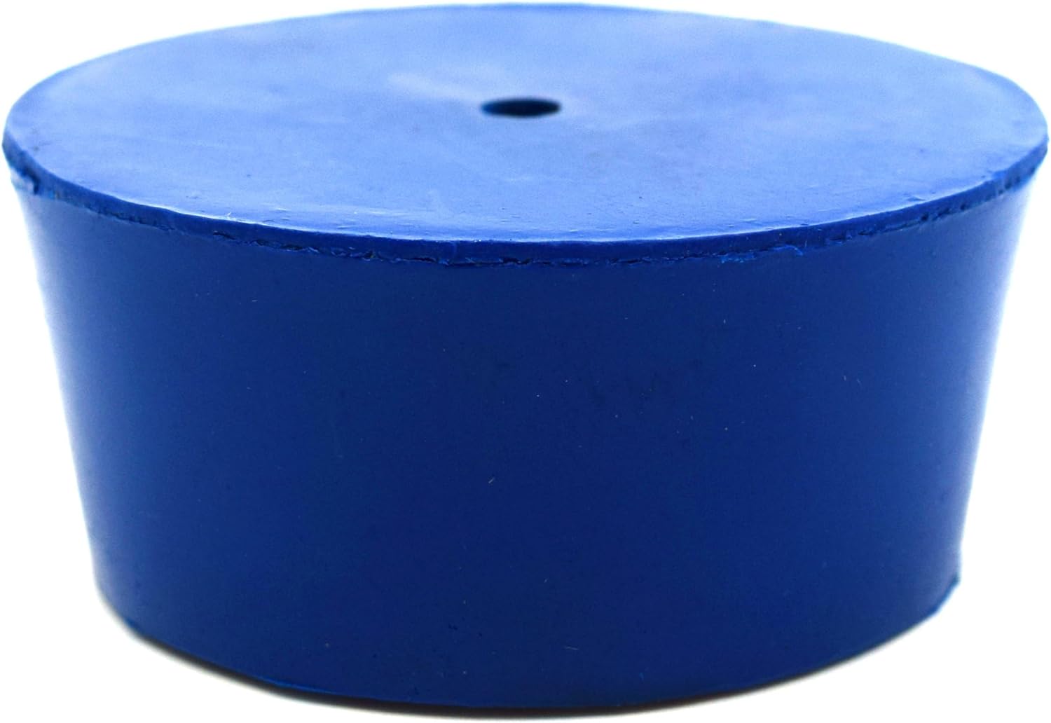 EISCO - 10PK Neoprene Stoppers, 1 Hole - ASTM - Size: #11-48mm Bottom, 56mm Top, 25mm Length - Suitable for use with Petroleum, Oils & Most Inorganic Acids and Bases