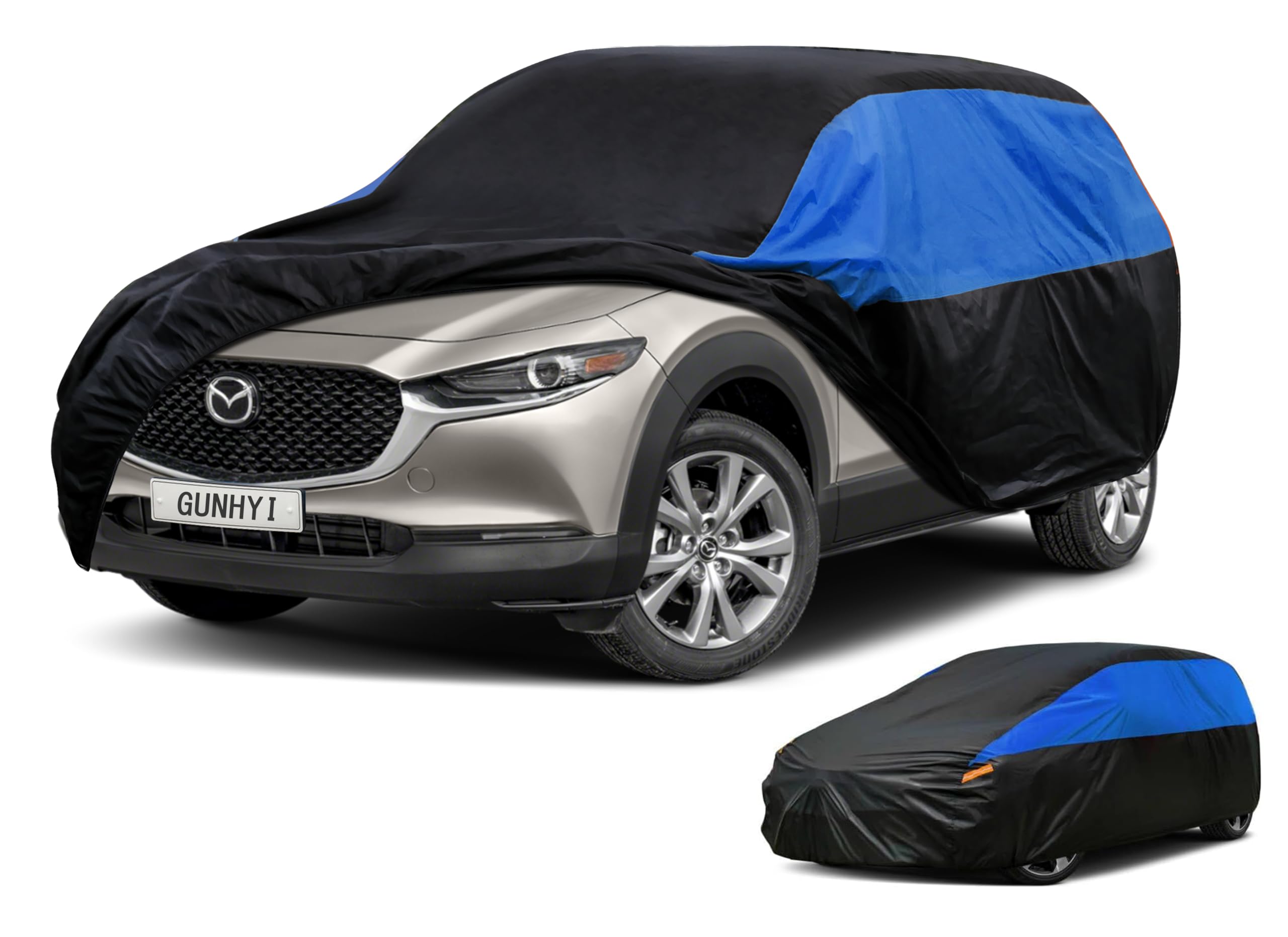 Mazda Car Cover Custom Fit Mazda CX30 CX-30 Waterproof All Weather, Lightweight Full Car Cover Outdoor Sun UV Rain Dust Snow Wind Protection.