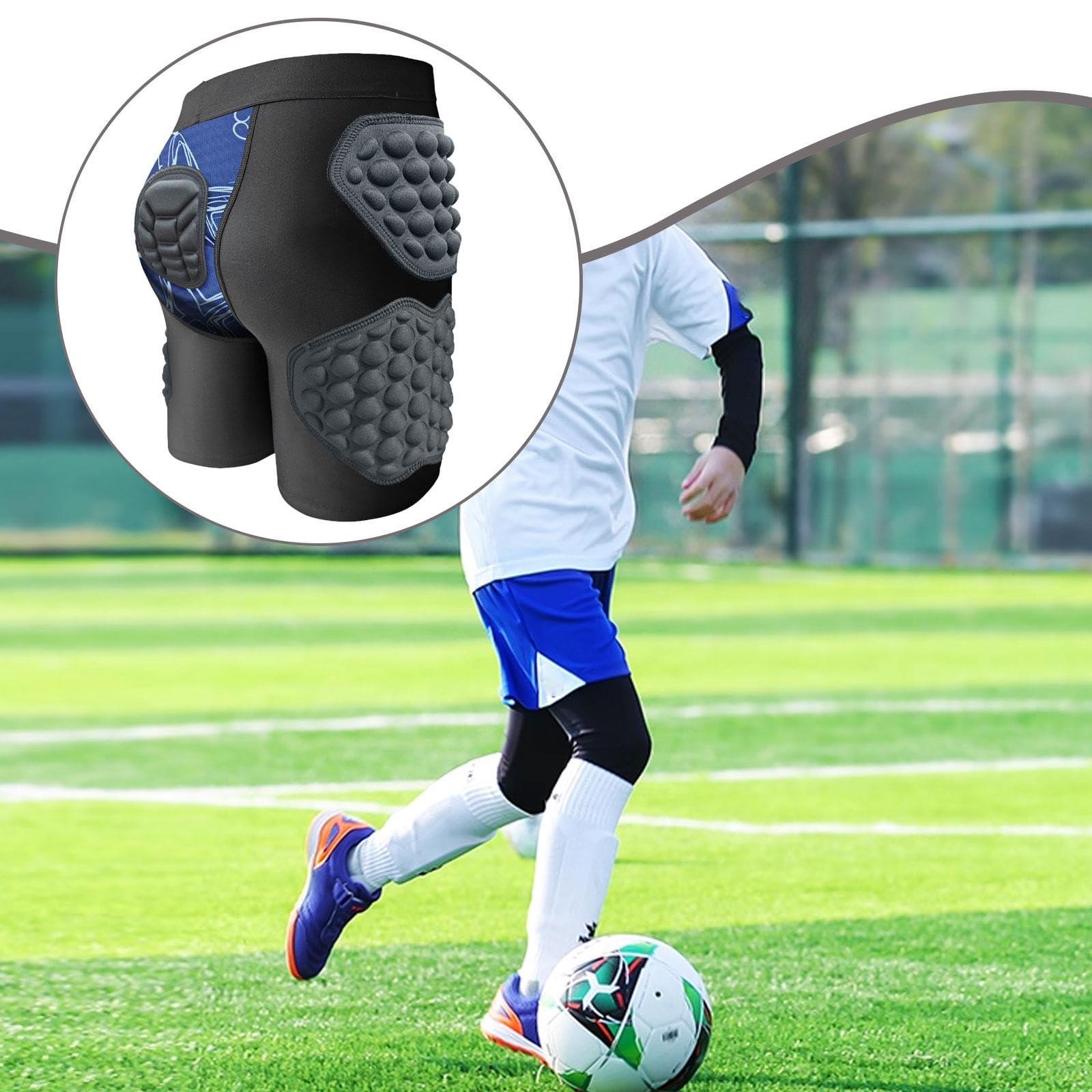 Short Rembourré et Compressif pour Enfants, en EVA épais, Accessoire pour Une Protection Optimale Contre Les Chocs.