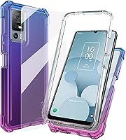 Vista 1 de Ailiber Funda para Lively Jitterbug Smart 4, TCL 505/TCL 40 T/TCL 40XL con protector de pantalla, protección de doble capa, parachoques de TPU