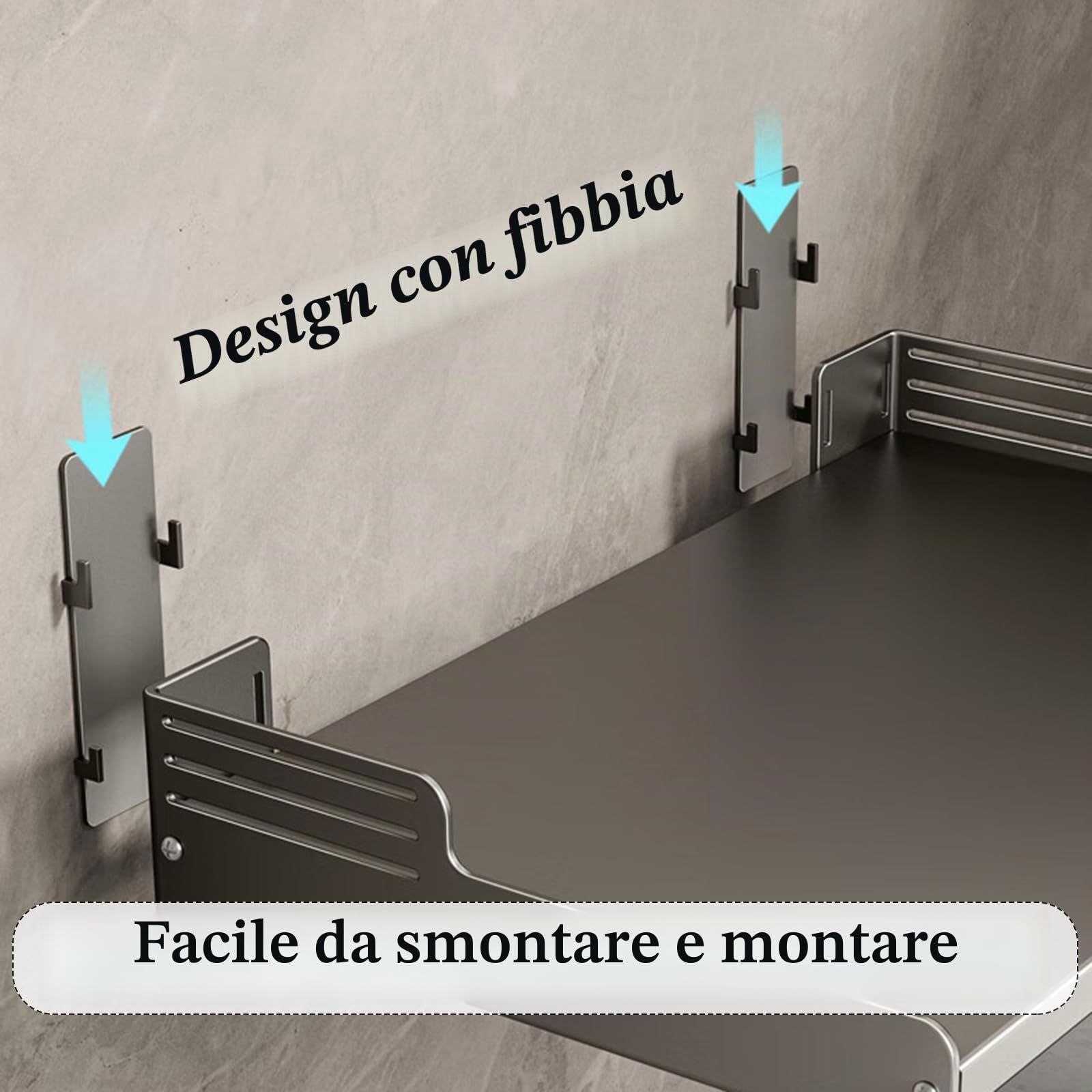 Microonde Mensola A Muro Supporto,Scaffale per Forno A Microonde A Parete,Supporto A Muro per Forno A Microonde,Stabile E Antiscivolo,per Elettrodomestici da Cucina