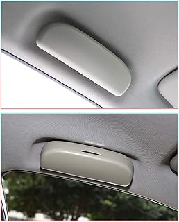 CDEFG Compatible avec Toyota C-HR CHR [2016-2025] Étui à Lunettes de Voiture ABS Lunettes de Soleil Support Pièces de Rechange-S’Installe sur la poignée de Support Avant CHR 2025 Accessoires (Gris)