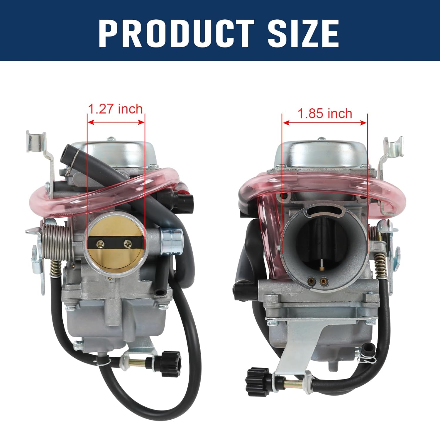 Carburetor Replacement For Kawasaki Bayou 300 KLF300A 1986-1987, KLF300B 1988-2005, KLF300C 1989-2005, Include Air Filter, Fuel Filter, Fuel Petcock
