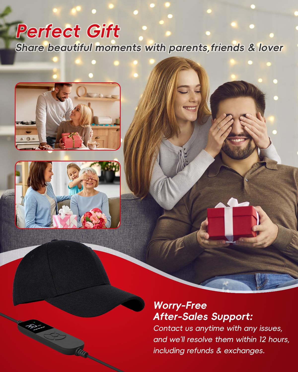 Casque laser à lumière rouge pour la perte de cheveux–Casque laser LLLT avec 660, 850 et 940 nm+impulsion infrarouge–Casque de croissance capillaire pour hommes et femmes,soulagement de la douleur