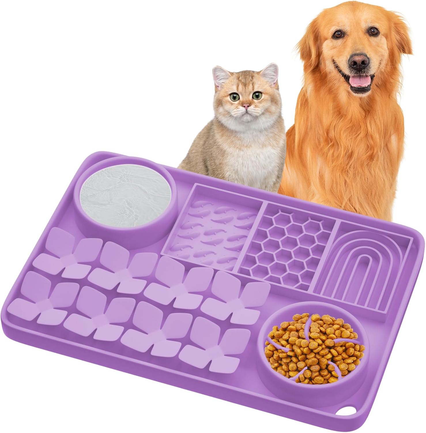 Pet Supplies Lick mat for Large Dogs Breed, Slow Feeder Licking Mat