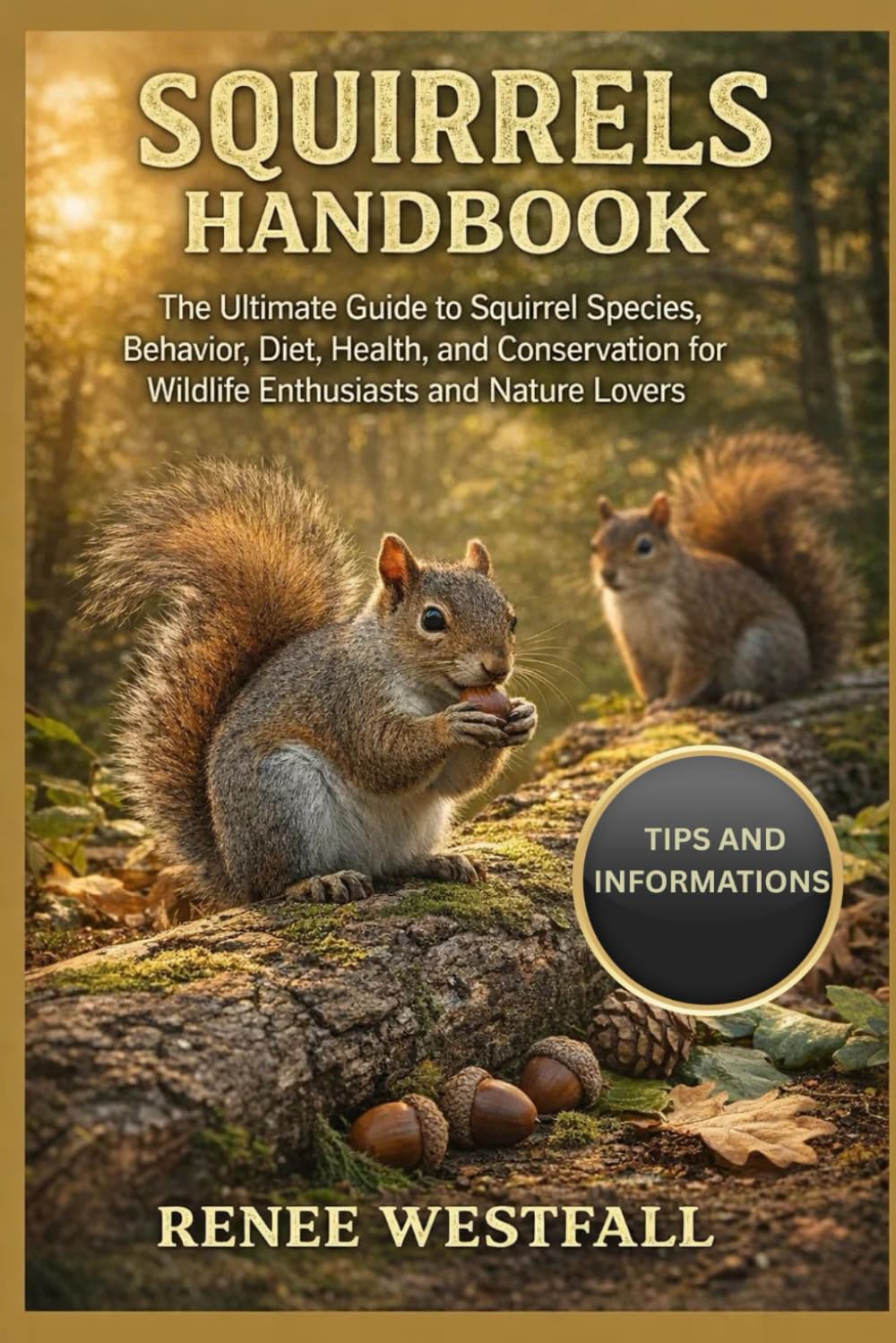 SQUIRRELS HANDBOOK: The Ultimate Guide to Squirrel Species, Behavior, Diet, Health, and Conservation for Wildlife Enthusiasts and Nature Lovers.