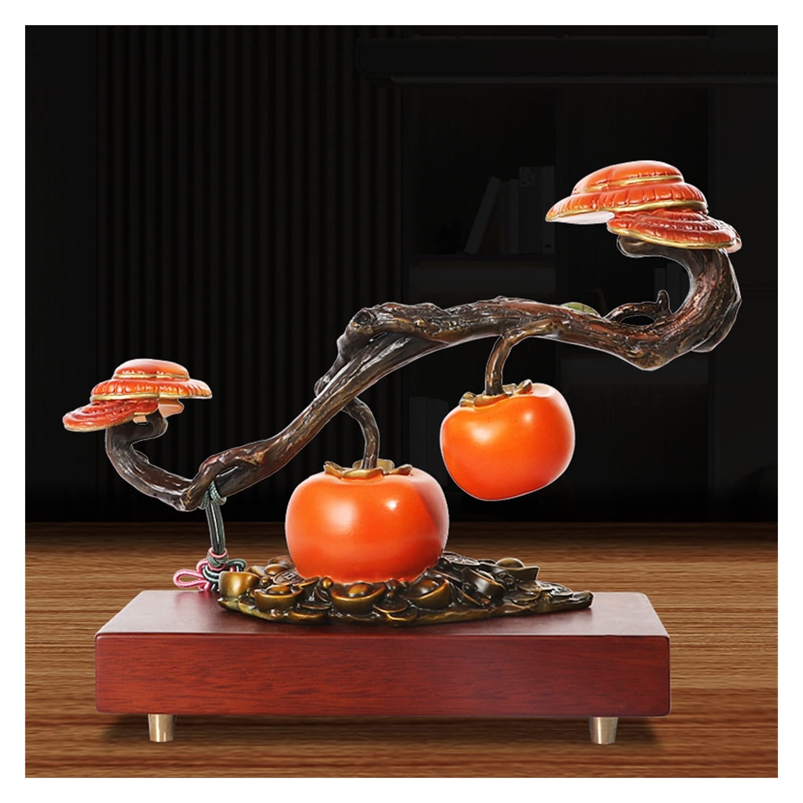 Dekoracje na biurko Ozdoby z czystej miedzi Wszystko, jak chcesz Persimmon Ozdoby, jak chcesz Salon Ozdoby Feng Shui Akcesoria do biurka domowego