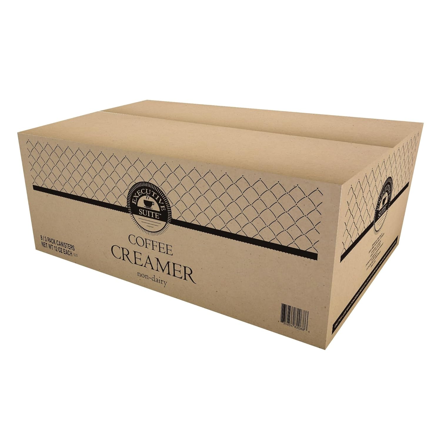 Executive Suite™ Non-Dairy Coffee Creamer, 12 Oz, Case Of 24 Canisters, 8 x 3 Per Pack