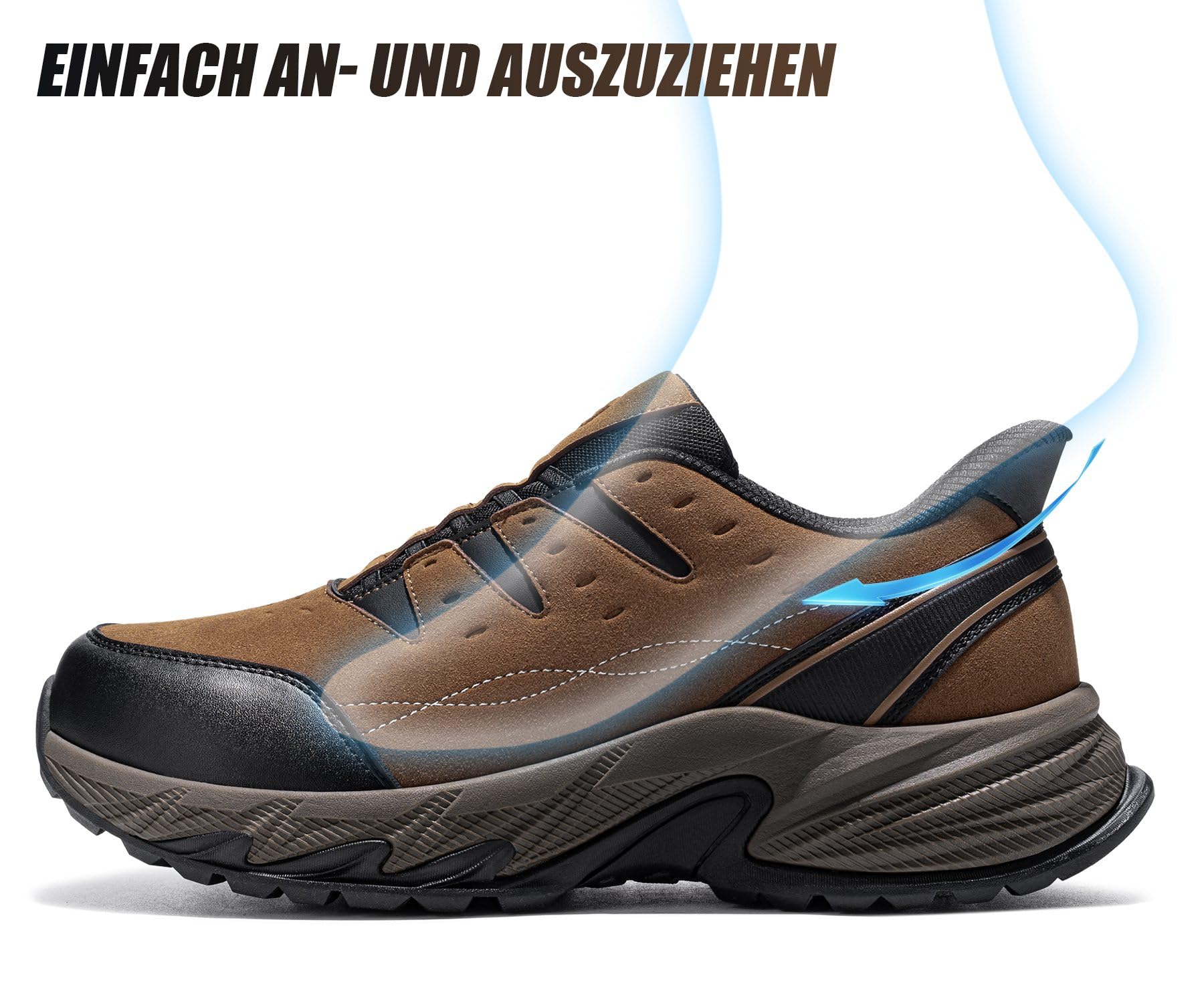 LARNMERN Sicherheitsschuhe Herren S1P Arbeitsschuhe Stahlkappenschuhe 177