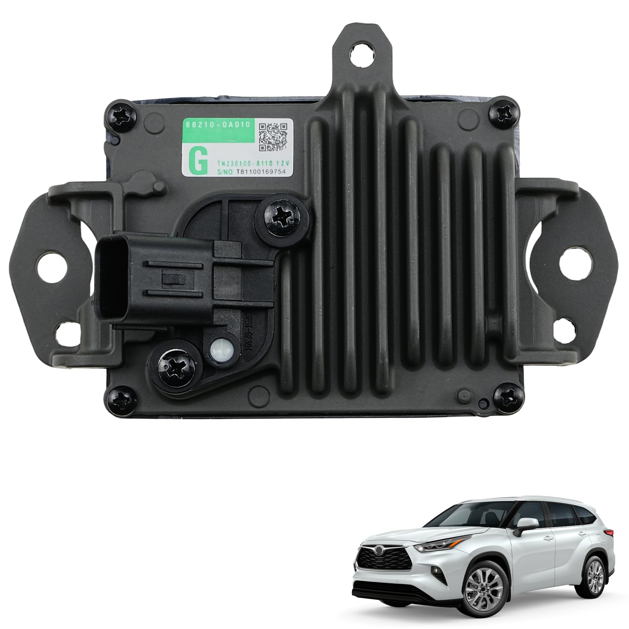 Photo 1 of 88210-0A010 Front Cruise Control Distance Radar Sensor Compatible with Toyota Camry Highlander 2021-2024, Lexus IS300/IS350 ES250 ES300h 2021-2024