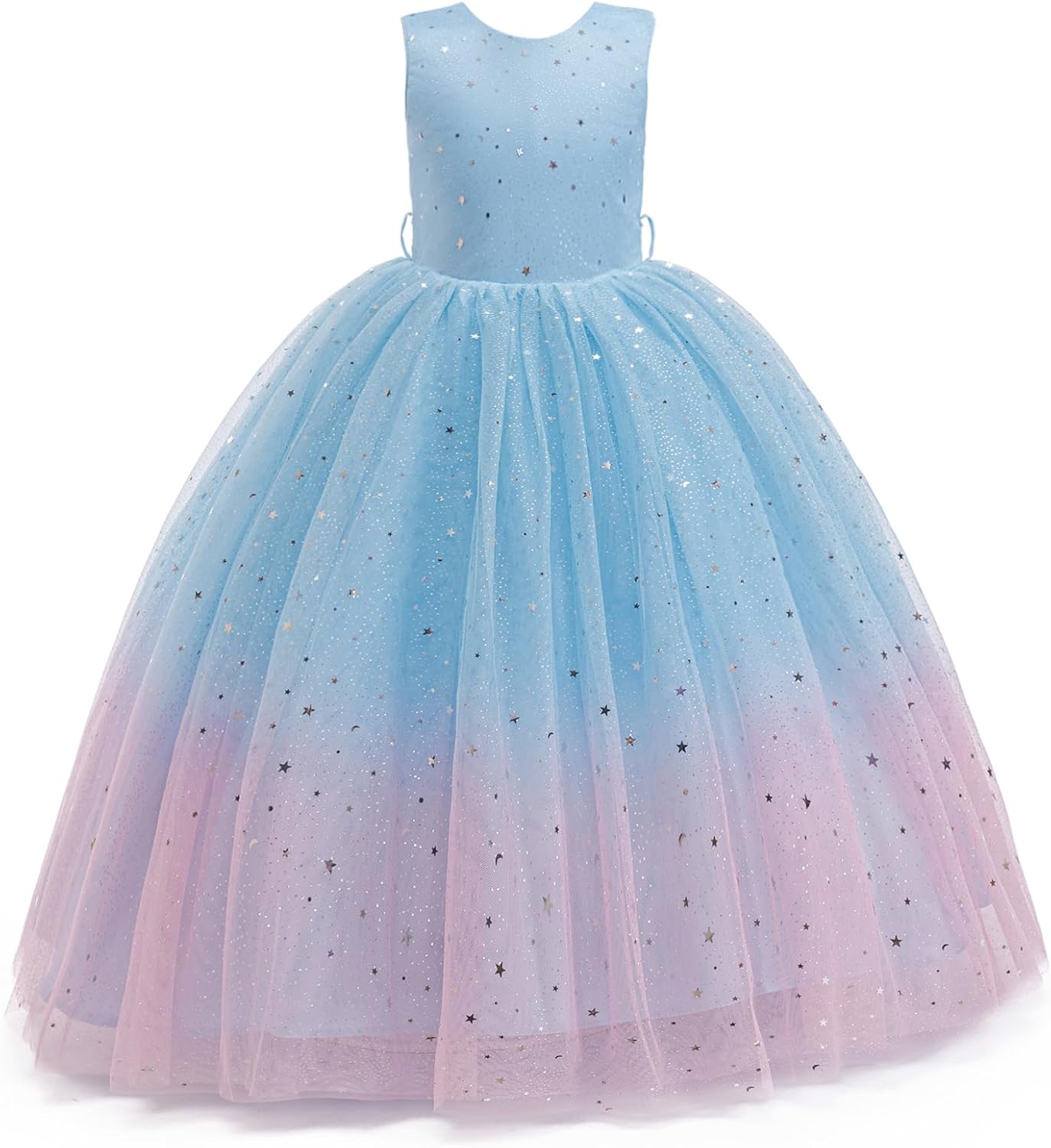 Flower Girls Tulle Dress Bridesmaid Sparkle Wedding Pageant Dresses Princess Birthday Party