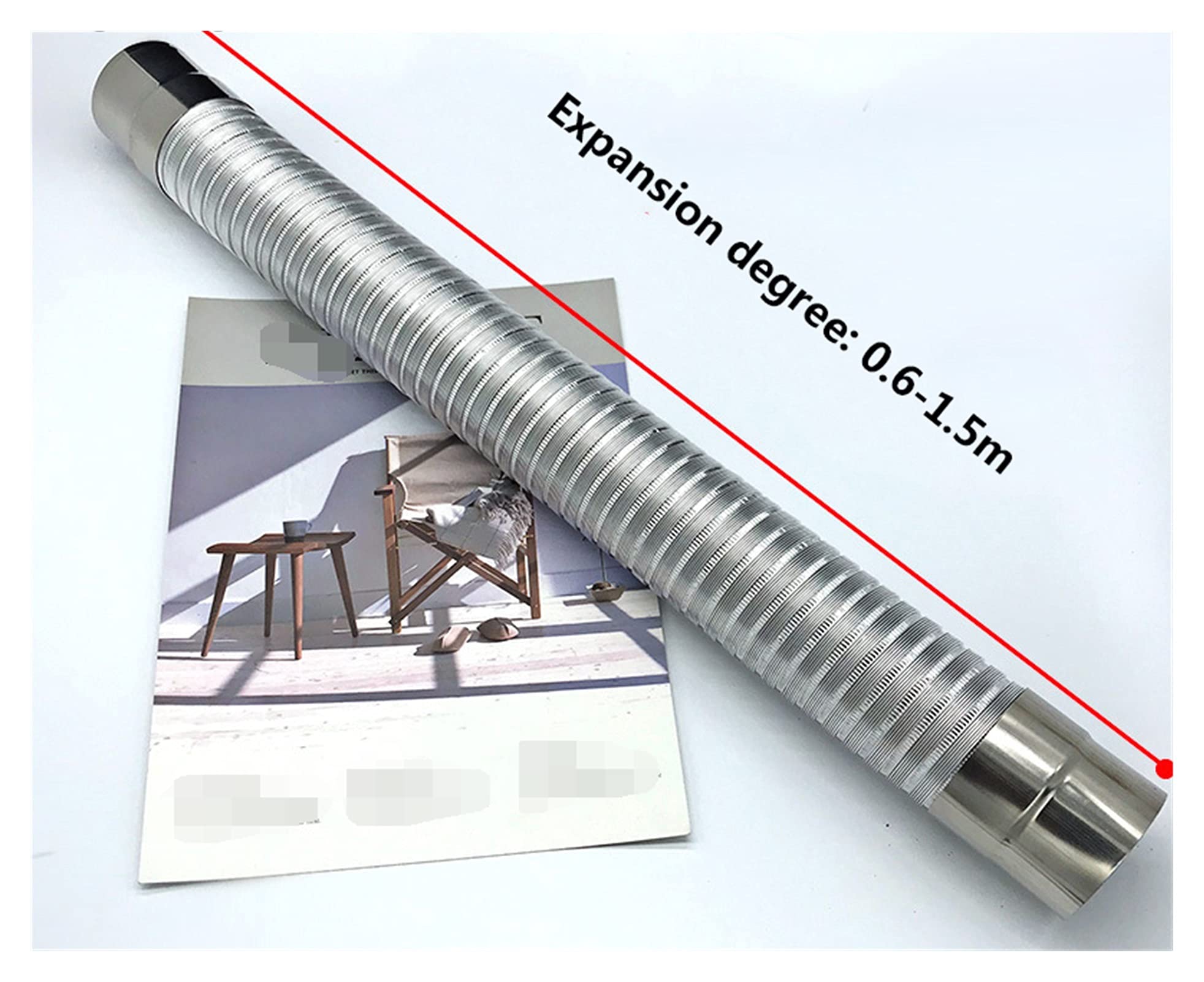 Tubo De Escape 90° En Acero Inoxidable 316 Para Calentador De Aire – Con Trampa De Líquido (Hecho En UK)