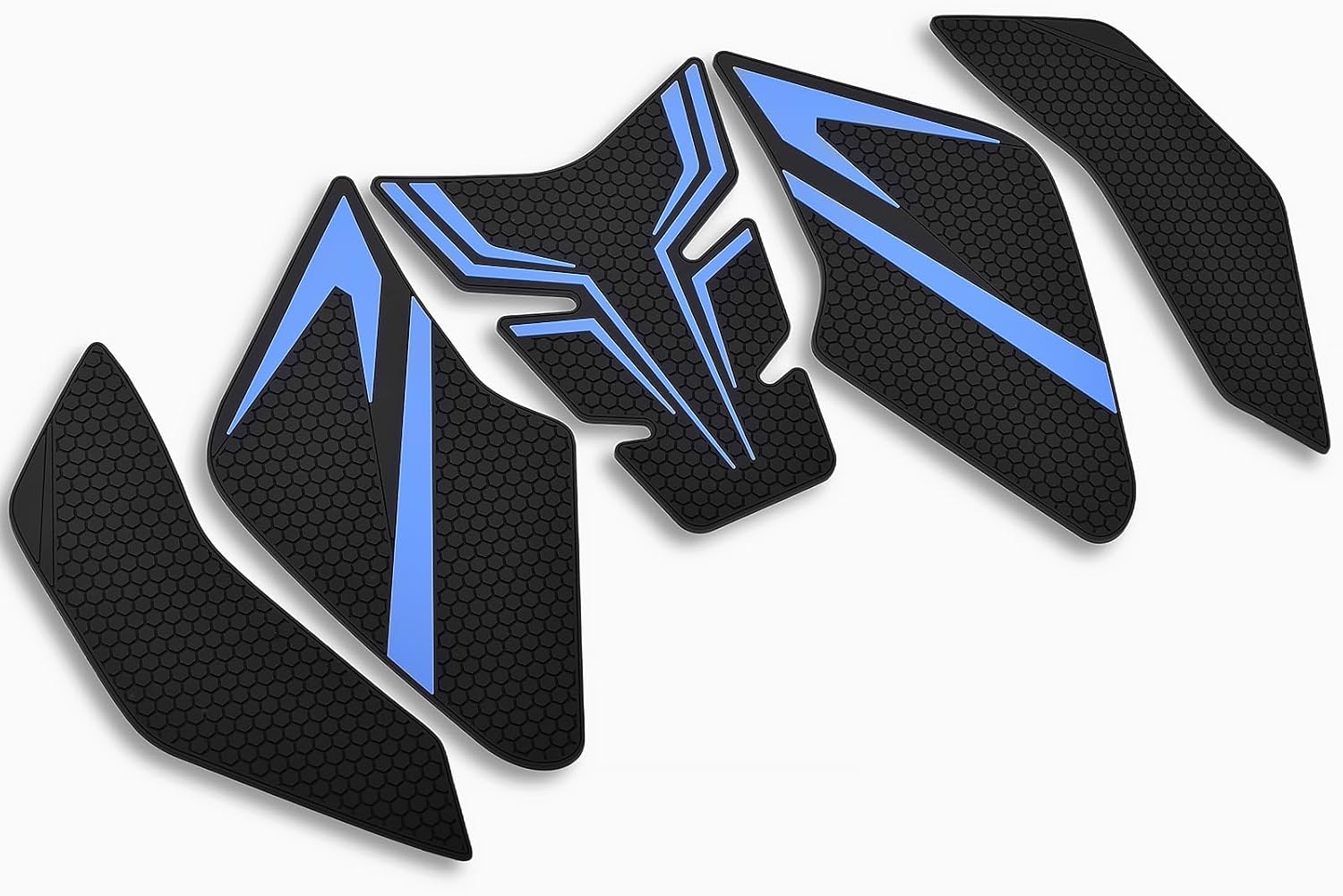Motorcycle Fuel Tank Traction Pad Side Gas Knee Grip Protective Sticker Protector (for Suzuki Vehicle) GSX8S GSX8R GSX 8S GSX 8R GSX-8S GSX-8R (Blue)