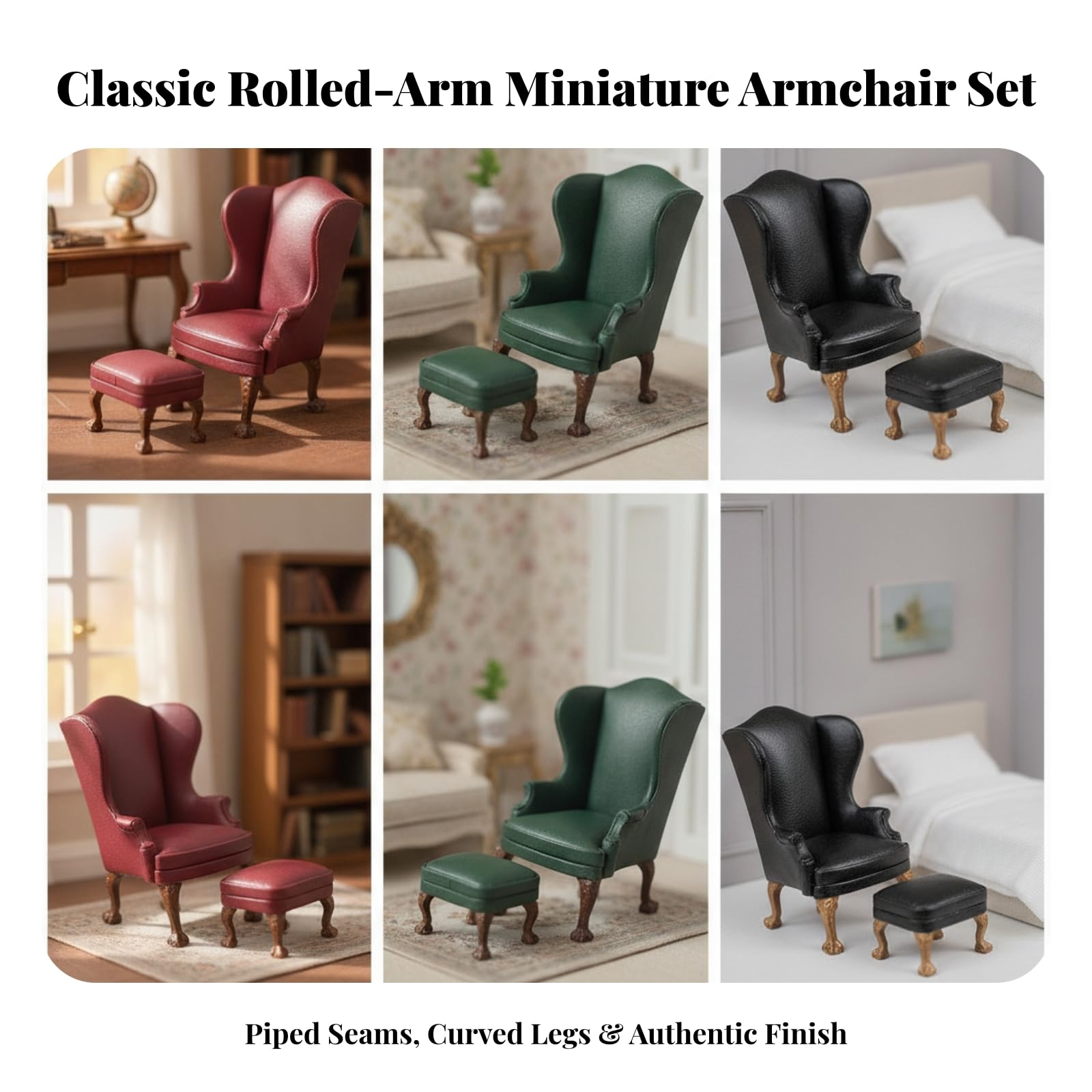 Poltrona in Miniatura Stile, Verde