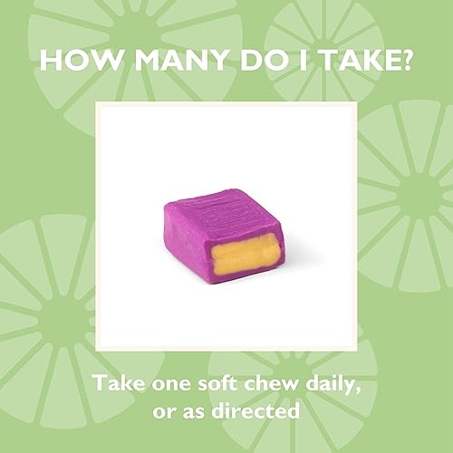 Miniatura 4 de Celebrate Vitamins Bariatric Calcio Citrate Soft Chews Combo con vitamina D3, 500 mg, sin azúcar y sin gluten, limonada de frambuesa, 90 unidades