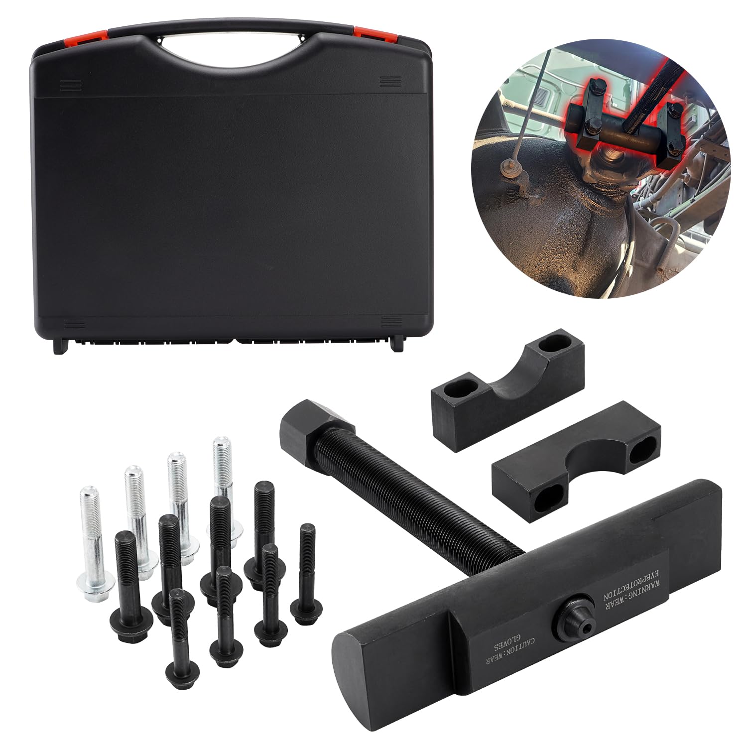 60050 Yoke Puller, Heavy Duty Yoke Removal Tool for Class 6-8 Trucks